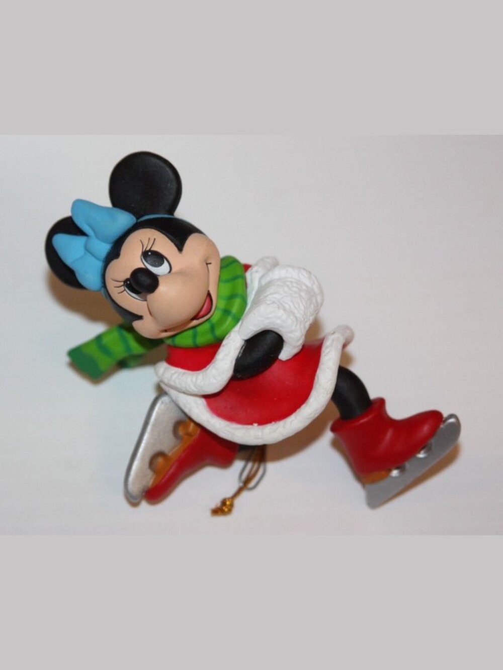 Minnie Mouse Skating Tree Ornament Walt Disney 011904 Christmas w/Box Skate DCO